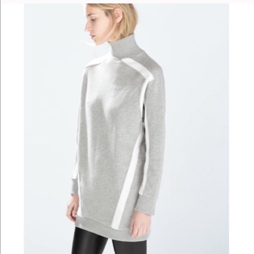Zara Trafaluc Turtleneck Sweatshirt Dress / Tunic